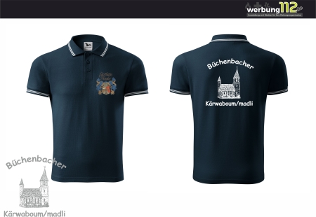 Poloshirt Büchenbacher Kärwaboum/madli (Motiv Standard) [e]
