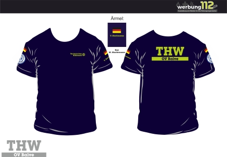 T-Shirt THW Balve (Motiv Standard) [e]