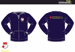 Full-Zip-Sweatshirt IUK Südfranken (Motiv Standard) [e]