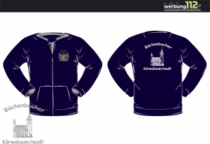 Full-Zip-Sweatshirt Büchenbacher Kärwaboum/madli (Motiv Standard) [e]