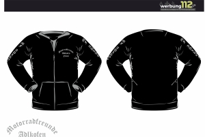 Full-Zip-Sweatshirt MF Adlkofen (Motiv Standard) [e]